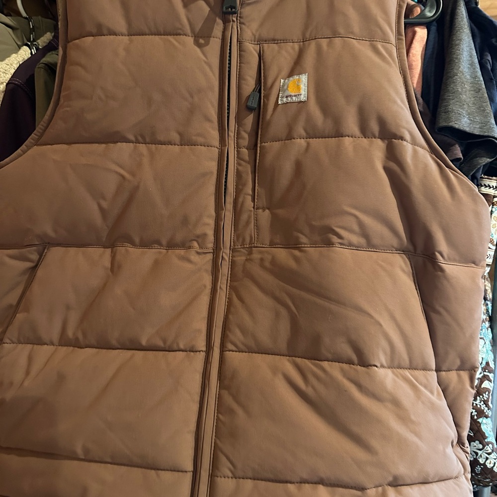 Carhartt Dusty Rose Reversible Puffer Vest